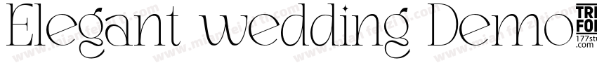 Elegant wedding Demo字体转换